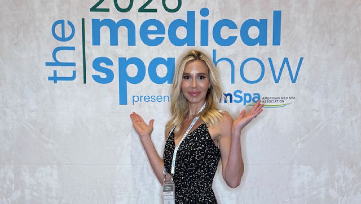 Kathryn Sneed at annual 2026 AmSpa Meeting in Las Vegas.