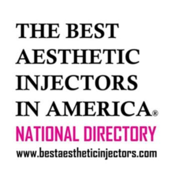 Award for the Best Aesthetic Injectors In America by the National Directory.