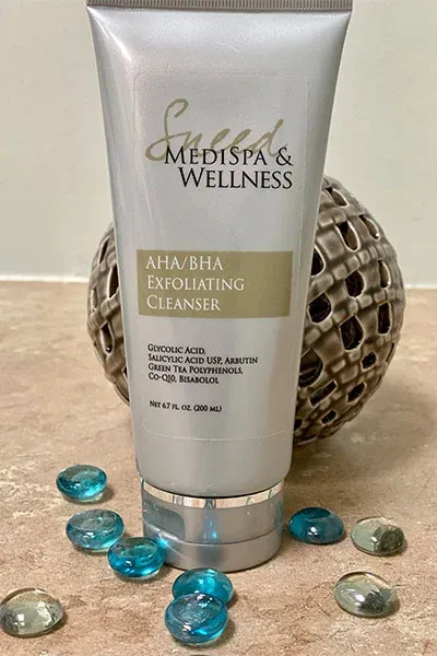 AHA/BHA exfoliating cleanser.
